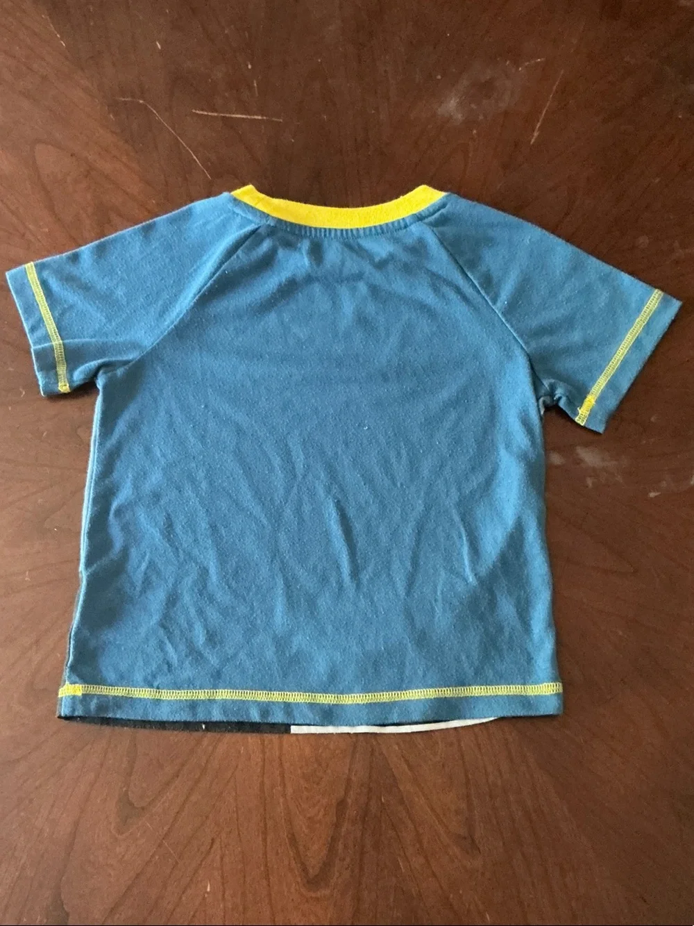 Kids Batman - Blue and Yellow Graphic Tee